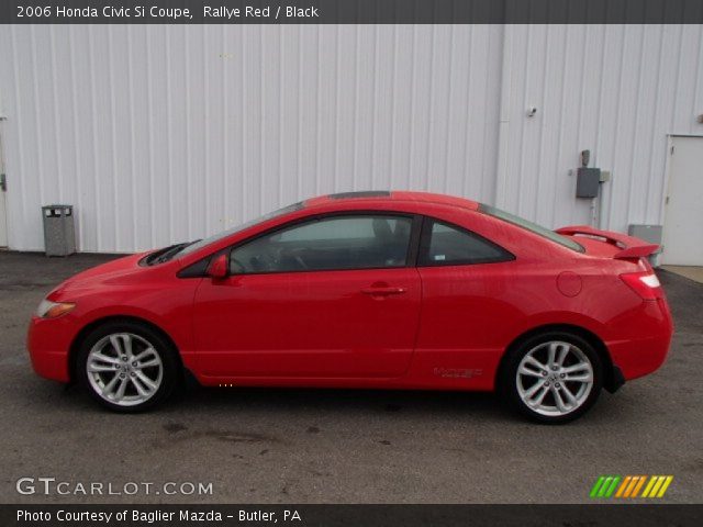 2006 Honda Civic Si Coupe in Rallye Red
