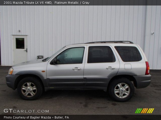 2001 Mazda Tribute LX V6 4WD in Platinum Metallic