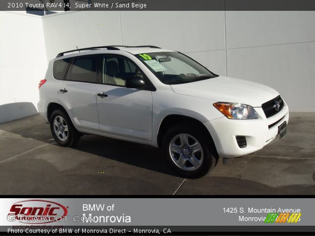 2010 Toyota RAV4 I4 in Super White