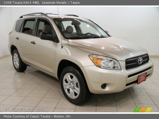 2008 Toyota RAV4 4WD in Savannah Metallic