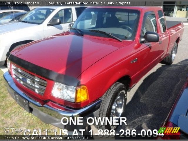 2003 Ford Ranger XLT SuperCab in Toreador Red Metallic