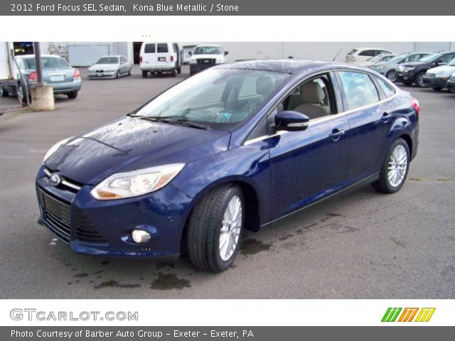 2012 Ford Focus SEL Sedan in Kona Blue Metallic