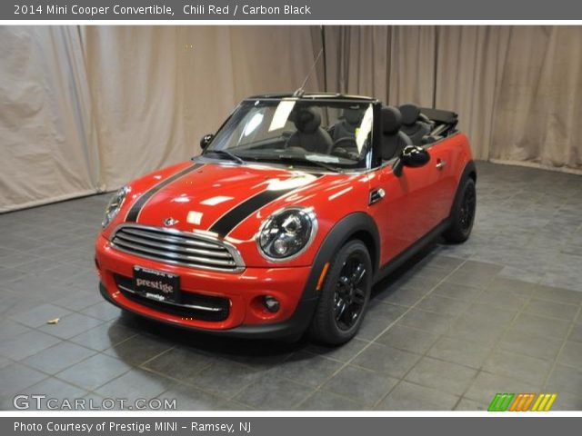 2014 Mini Cooper Convertible in Chili Red
