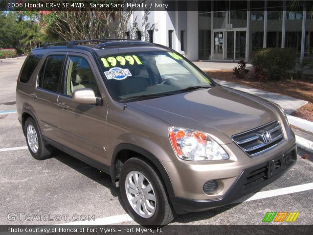 2006 Honda CR-V SE 4WD in Sahara Sand Metallic