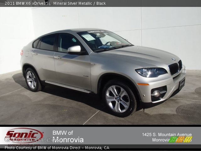 2011 BMW X6 xDrive35i in Mineral Silver Metallic