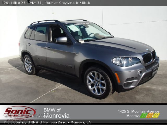2011 BMW X5 xDrive 35i in Platinum Gray Metallic
