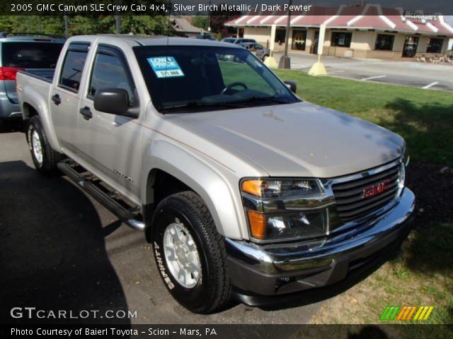 2005 GMC Canyon SLE Crew Cab 4x4 in Silver Birch Metallic