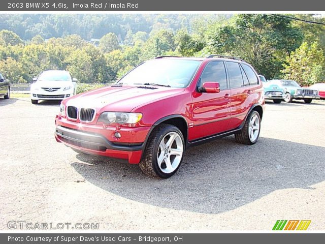 2003 BMW X5 4.6is in Imola Red