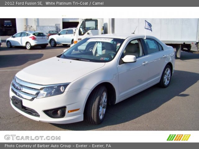 2012 Ford Fusion SE in White Platinum Tri-Coat