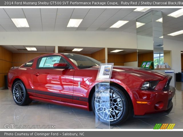 2014 Ford Mustang Shelby GT500 SVT Performance Package Coupe in Ruby Red