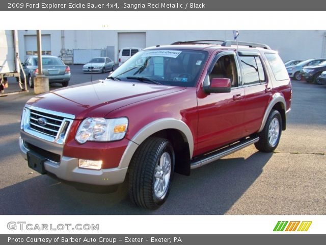 2009 Ford Explorer Eddie Bauer 4x4 in Sangria Red Metallic