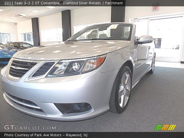 2011 Saab 9-3 2.0T Convertible in Diamond Silver Metallic