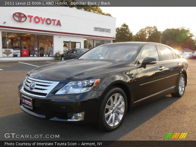 2011 Lexus LS 600h L AWD Hybrid in Obsidian Black