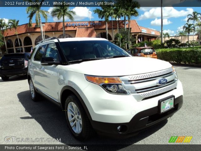 2012 Ford Explorer XLT in White Suede
