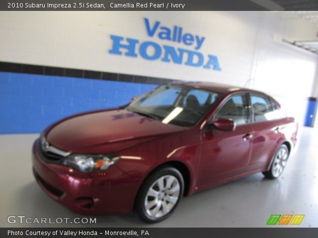 2010 Subaru Impreza 2.5i Sedan in Camellia Red Pearl