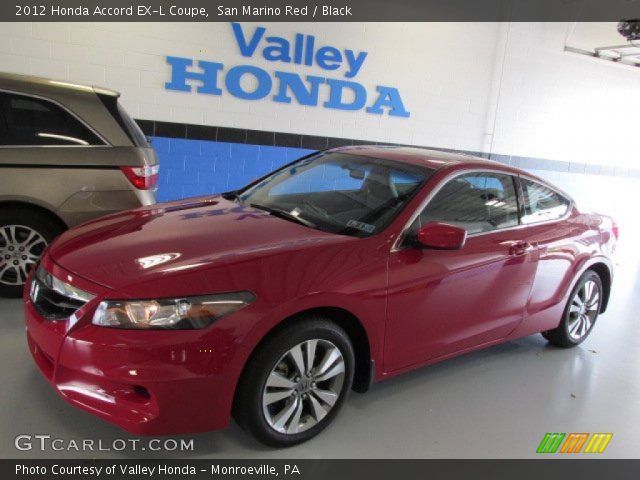 2012 Honda Accord EX-L Coupe in San Marino Red