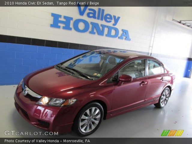 2010 Honda Civic EX Sedan in Tango Red Pearl
