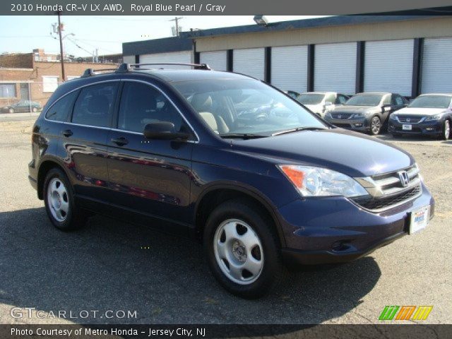 2010 Honda CR-V LX AWD in Royal Blue Pearl