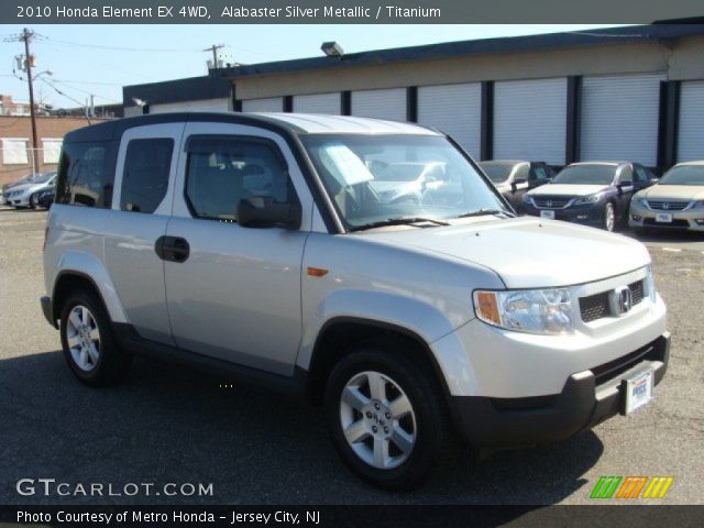 2010 Honda Element EX 4WD in Alabaster Silver Metallic