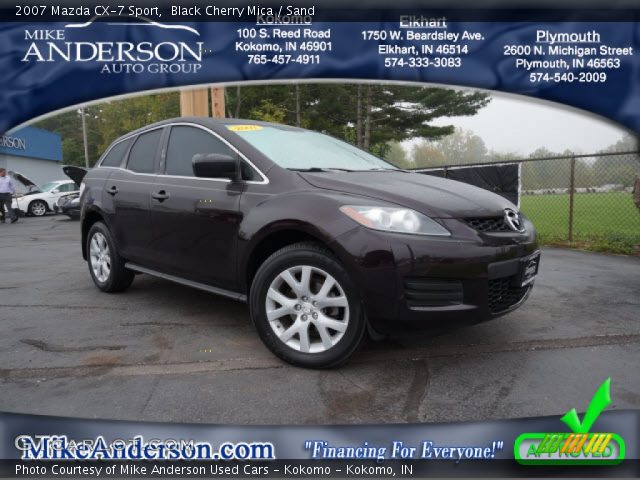 2007 Mazda CX-7 Sport in Black Cherry Mica