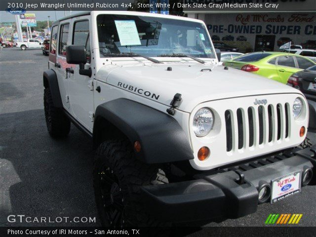 2010 Jeep Wrangler Unlimited Rubicon 4x4 in Stone White