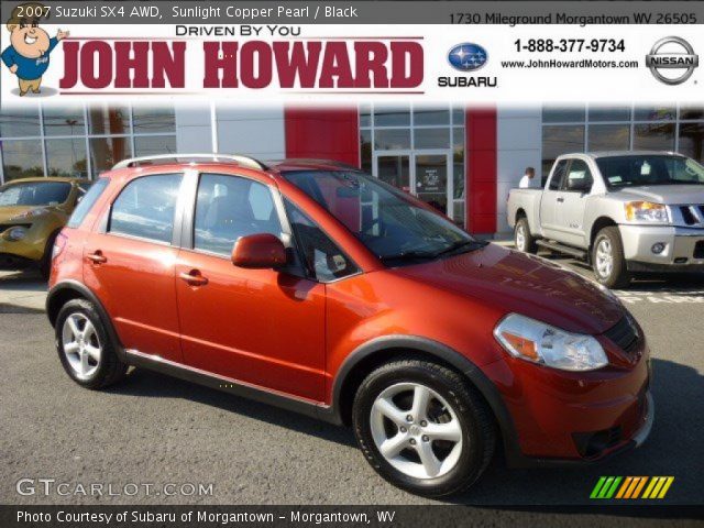 2007 Suzuki SX4 AWD in Sunlight Copper Pearl