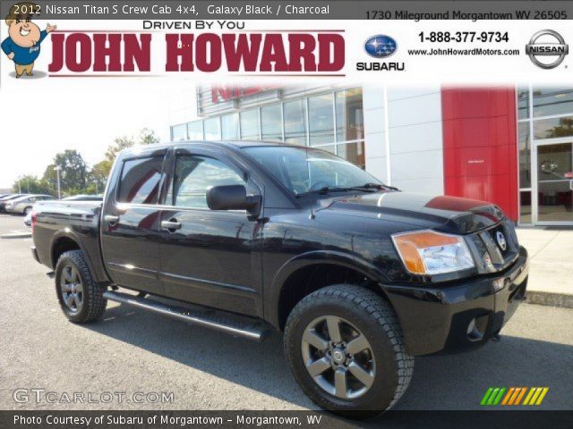 2012 Nissan Titan S Crew Cab 4x4 in Galaxy Black