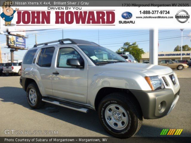 2013 Nissan Xterra X 4x4 in Brilliant Silver