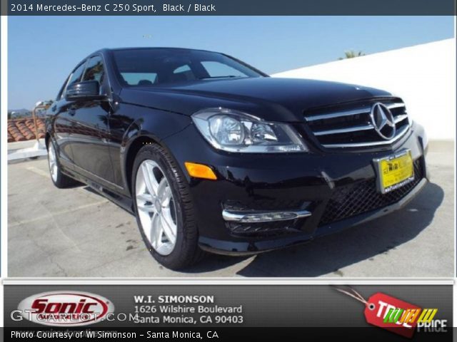 2014 Mercedes-Benz C 250 Sport in Black