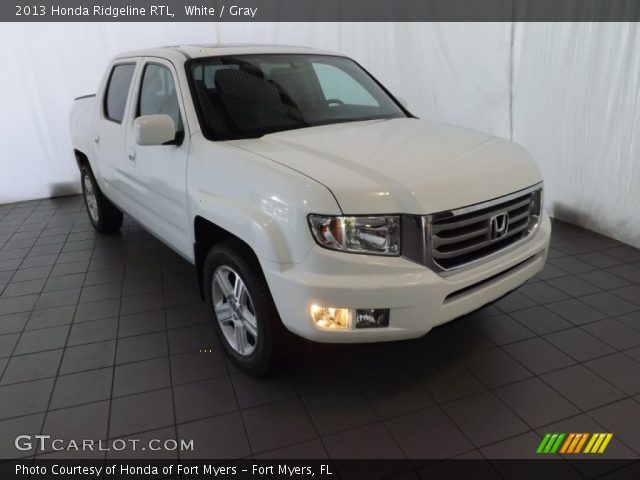 2013 Honda Ridgeline RTL in White