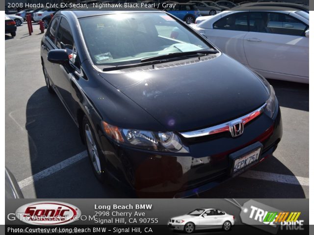 2008 Honda Civic EX Sedan in Nighthawk Black Pearl