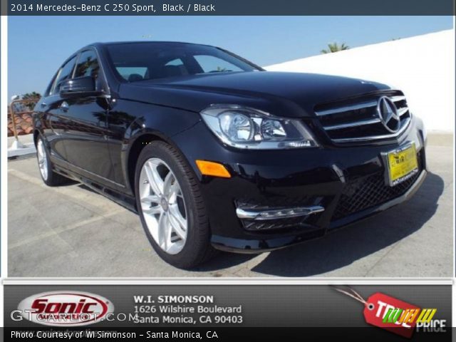 2014 Mercedes-Benz C 250 Sport in Black