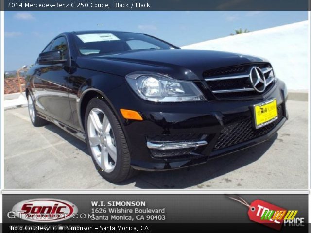 2014 Mercedes-Benz C 250 Coupe in Black
