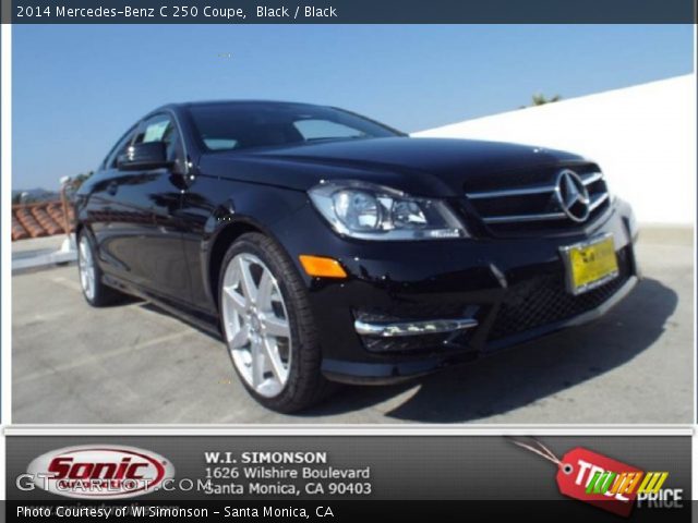 2014 Mercedes-Benz C 250 Coupe in Black