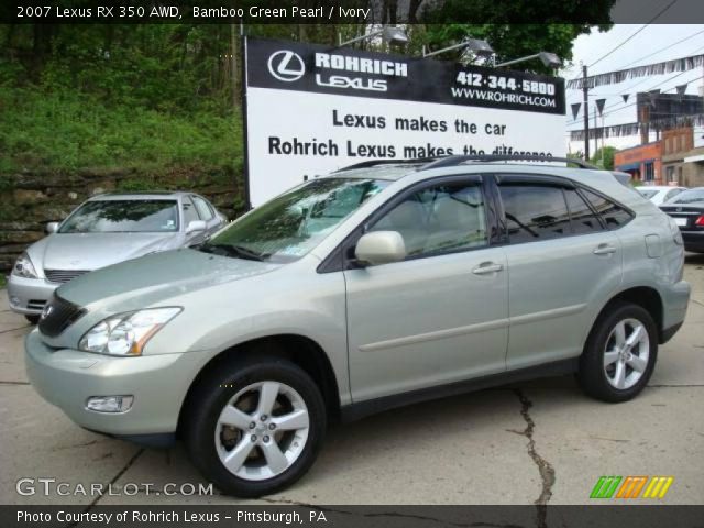 2007 Lexus RX 350 AWD in Bamboo Green Pearl