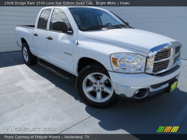 2008 Dodge Ram 1500 Lone Star Edition Quad Cab in Bright White