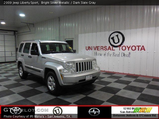 2009 Jeep Liberty Sport in Bright Silver Metallic