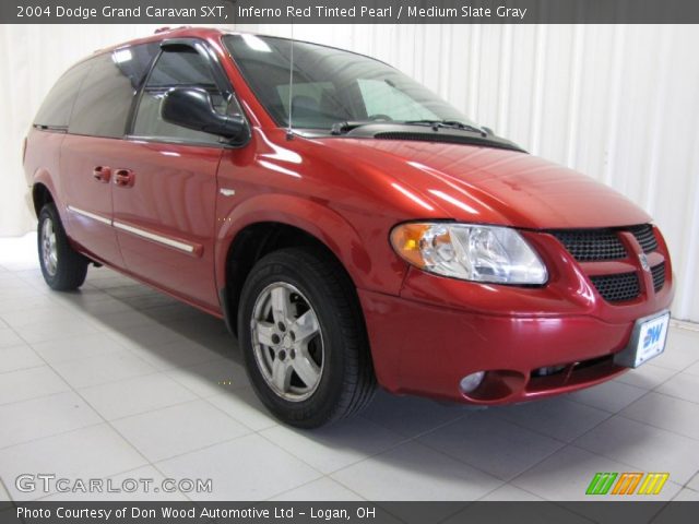 2004 Dodge Grand Caravan SXT in Inferno Red Tinted Pearl