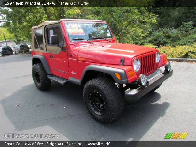1997 Jeep Wrangler SE 4x4 in Flame Red