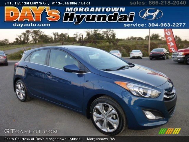 2013 Hyundai Elantra GT in Windy Sea Blue