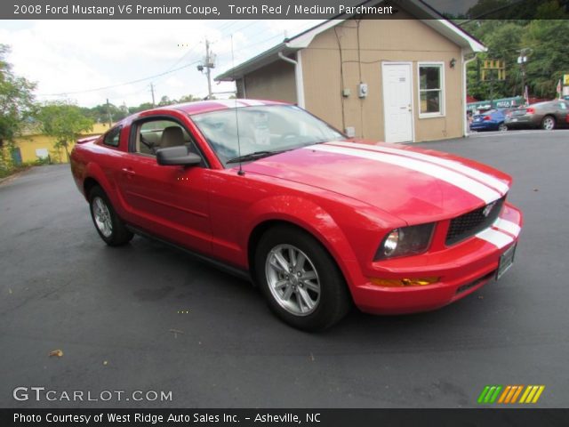 2008 Ford Mustang V6 Premium Coupe in Torch Red