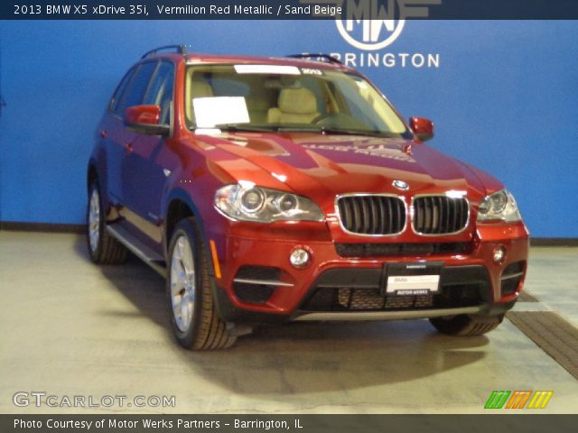 2013 BMW X5 xDrive 35i in Vermilion Red Metallic