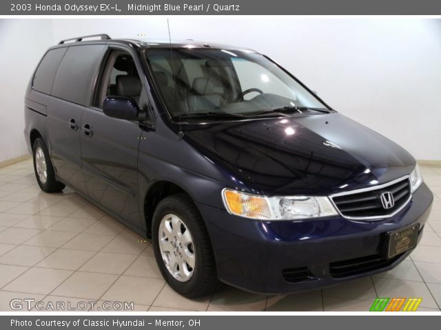 2003 Honda Odyssey EX-L in Midnight Blue Pearl