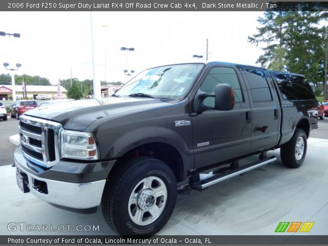 2006 Ford F250 Super Duty Lariat FX4 Off Road Crew Cab 4x4 in Dark Stone Metallic