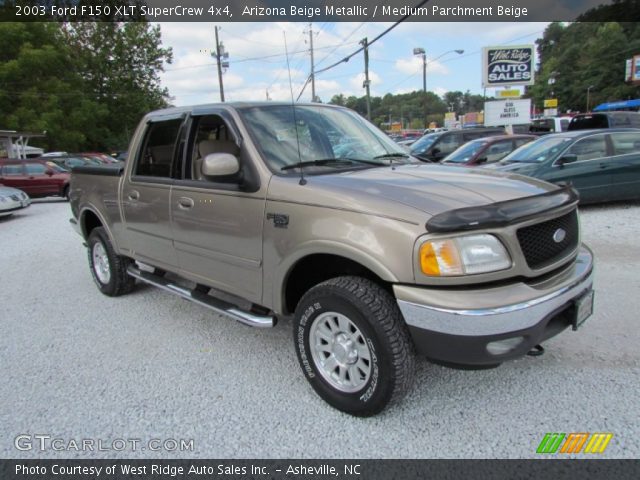 2003 Ford F150 XLT SuperCrew 4x4 in Arizona Beige Metallic