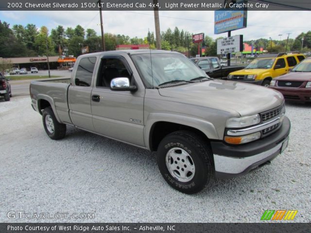 2002 Chevrolet Silverado 1500 LT Extended Cab 4x4 in Light Pewter Metallic