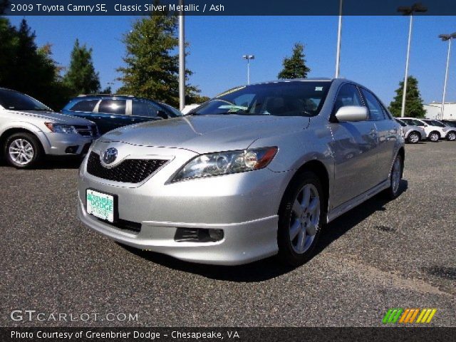 2009 Toyota Camry SE in Classic Silver Metallic
