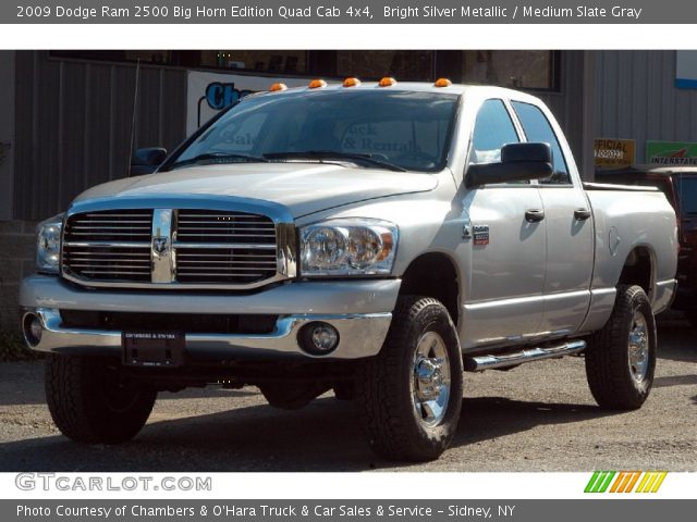 2009 Dodge Ram 2500 Big Horn Edition Quad Cab 4x4 in Bright Silver Metallic