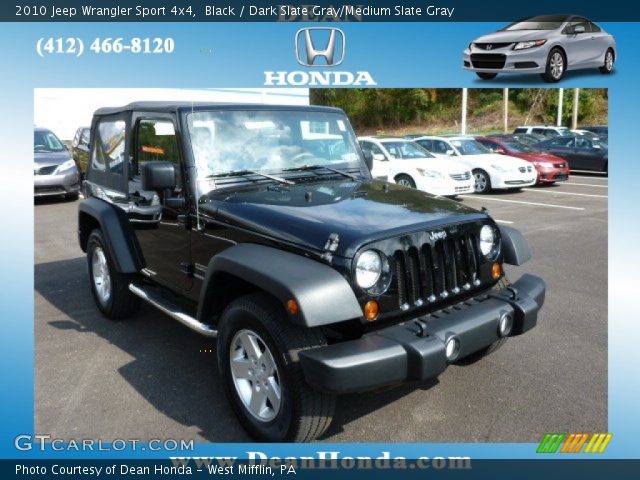 2010 Jeep Wrangler Sport 4x4 in Black