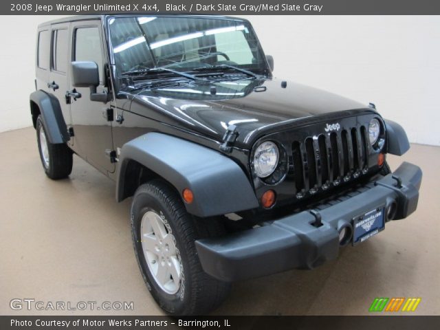 2008 Jeep Wrangler Unlimited X 4x4 in Black